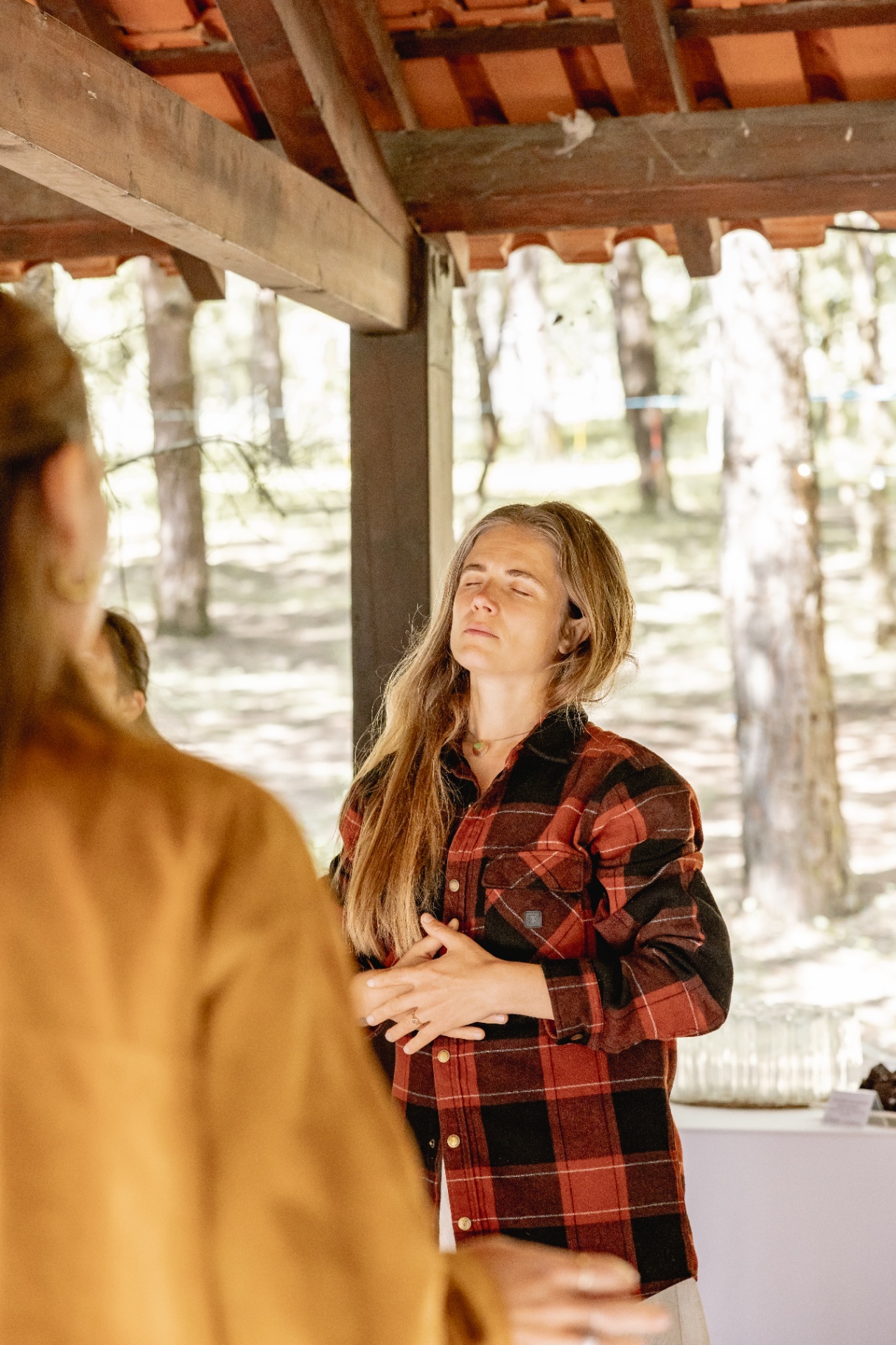 Guided breathwork session